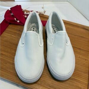 Lugz Classic White Slip-On Sneakers